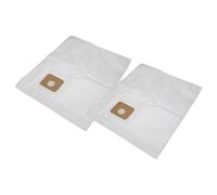 vhbw 10 microfleece Dust Bags Replacement for Nilfisk 107417195 for Vacuum Cleaner, 54,15cm x 49.5cm, White