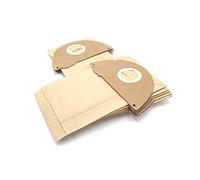 vhbw 10 Paper Dust Bags compatible with Kärcher 2101, 2101 / TE, 2105, 2111, 2301, 4000 Plus/TE, A 2101, A 2111 Vacuum Cleaner, brown