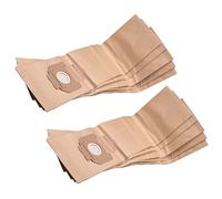 vhbw 10 Paper Dust Bags compatible with Renfert Vortex Compact 2 L, Compact EC, EC 2 M Vacuum Cleaner, brown