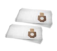 vhbw 10 x Vacuum Cleaner Bags Replacement for Nilfisk Alto for Vacuum Cleaners - Micro Fleece, 27.9 cm x 64.3 cm, White