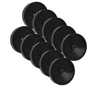 vhbw 10x Activated Carbon Filter compatible with Alno ADF 602 G 94249190700, AD 60 94264099700, ADE2050B 94264001700 Extractor Hood - 17.3 cm