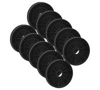 vhbw 10x Activated Carbon Filter compatible with Amica OKS-942T, OKS661 S/T, OKS652 T, OKS961S, OKS942 T, OKS-661T, OKS-661S Extractor Hood - 16 cm