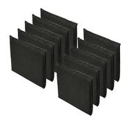 vhbw 10x Air Filter compatible with AEG S94400CTX0, S95438KG1, S95448KG1, S86378-KGL3, S93000KZM0, S94400CTM0 Fridge - Activated Carbon