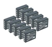 vhbw 10x Battery compatible with HBC Radiomatic Micron 7, Patrol D, Micron 5, Micron 6 Remote Control (2000 mAh, 3.6 V, NiMH)