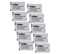 vhbw 10x Battery compatible with Siemens Gigaset SL350, SL350H, SL450, SL400A, SL400, SL400H Wireless Landline Phone (800 mAh, 3.7 V, Li-Ion)