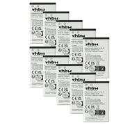 vhbw 10x Battery Replacement for Alcatel 3BN67332AA, 10000058, RTR001F01 for Mobile Phone Smartphone (1200mAh, 3.7 V, Li-Ion)