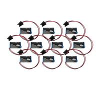 vhbw 10x Battery Replacement for Mitsubishi B9670-MC, A6BAT, A6BAT-MRBAT. for Industrial Controller (1700 mAh, 3.6 V, Li-Ion)