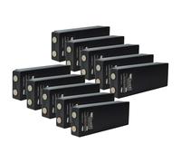 vhbw 10x Battery Replacement for Scanreco RSC7220 for Industrial Radio Remote Control (2500 mAh, 7.2 V, NiMH) - Black