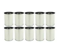 vhbw 10x Cartridge Filter compatible with Kärcher NT 90/2 Me Classic *VEX, NT 90/2 Me Classic Edition *EU Vacuum Cleaner - White