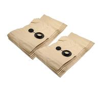 vhbw 10x Filter Bag compatible with WAP Alto SQ 550-11, SQ 490-31, SQ 450-31 Dust Extractor, paper, 29.7 cm x 99.6 cm, Sand-Coloured