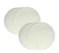 vhbw 10x Fine Filter compatible with Electrolux 930, 925, 951, 945, 990, 920, 922, 921, 923 Vacuum Cleaner - Fleece Filter White, Round