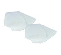 vhbw 10x Fine Filter compatible with Makita CL100, CL106, CL100DZX, CL100D, CL070, CL070DS, CL060 Vacuum Cleaner - Fleece Filter White