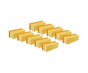 vhbw 10x Flat-Fold Filter compatible with Kärcher 3001 hot, 3001, A2701, A 2701, A2731 PT, 2801 plus Vacuum Cleaner - Pleated Filter Element