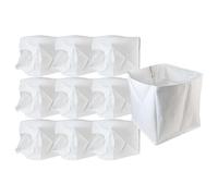 vhbw 10x Membrane Filter compatible with Kärcher NT 27/1 ADV, NT 27/1 ME ADV, NT 27/1 Me Advanced Vacuum Cleaner - Fabric Filter Set White