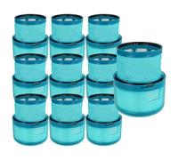 vhbw 10x Replacement Filter compatible with Dyson Gen5 Detect Absolute, Detect Vacuum Cleaner - Exhaust Filter White, Turquoise