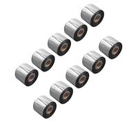 vhbw 10x Thermal Ribbon Compatible with TSC TTP-247, TTP-246M Pro Label Printer, 50 mm x 300 m, Wax Resin, Black
