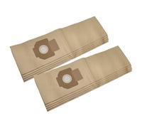 vhbw 10x Vacuum Cleaner Bag compatible with Celma POW 0348 Vacuum Cleaner, 38 cm x 22 cm, Brown