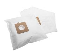 vhbw 10x Vacuum Cleaner Bag compatible with GOLDSTAR Turbo 2700, 2800, 2900, 3000, 4000 Vacuum Cleaner, Microfleece, 30.5 cm x 17 cm, White
