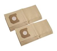 vhbw 10x Vacuum Cleaner Bag compatible with Kärcher NT 40/1 Tact (until YOM2016), NT 40/1 Tact TE (until YOM2016) Vacuum Cleaner, paper, Brown