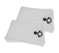 vhbw 10x Vacuum Cleaner Bag compatible with Mirka 1230 PC, 1242 M, 1230 M AFC, 1230 L AFC Vacuum Cleaner, Microfleece, 52.5 cm x 39 cm, White