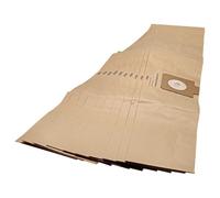 vhbw 10x Vacuum Cleaner Bag compatible with Nilfisk VP930 PRO HEPA, VP930 ECO PRO HEPA Vacuum Cleaner, paper, 95.5 cm x 17 cm, Brown