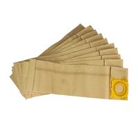 vhbw 10x Vacuum Cleaner Bag compatible with Sebo Automatic X7, Automatic X7 Boost Vacuum Cleaner - Paper, 23.5 cm x 15.5 cm Sand-Coloured