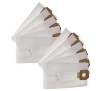 vhbw 10x Vacuum Cleaner Bag compatible with Sprintus Maximus Hepa, PT, Pro, Pro Set Vacuum Cleaner - Microfleece, 40.8 cm x 22.8 cm, White