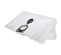 vhbw 10x Vacuum Cleaner Bag compatible with Stier SNT-32 Premium, SNT-20 Premium Vacuum Cleaner, Microfleece, 66.4 cm x 39.6 cm, White