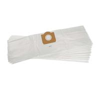 vhbw 10x Vacuum Cleaner Bag compatible with Stihl SE 100, SE 60C, SE 60E, SE 80, SE 90, SE60 Vacuum Cleaner, 35 cm x 21.5 cm, White