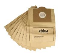 vhbw 10x Vacuum Cleaner Bag compatible with Tefal Express 4200, 4100 Vacuum Cleaner, 21 cm x 20 cm, Sand-Coloured