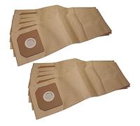 vhbw 10x Vacuum Cleaner Bag Replacement for Bosch 2607432035 for Vacuum Cleaner, 56 cm x 20 cm, Brown