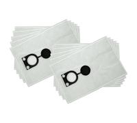 vhbw 10x Vacuum Cleaner Bag Replacement for Bosch 2607432037 for Vacuum Cleaner, Microfleece, 50 cm x 33 cm, White