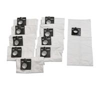 vhbw 10x Vacuum Cleaner Bag Replacement for Kärcher 6904263 for Vacuum Cleaner, Microfleece, 61 cm x 27 cm, White