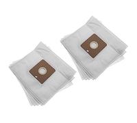 vhbw 10x Vacuum Cleaner Bag Replacement for Nilfisk 78602600 for Vacuum Cleaner - Microfleece, 24.7 cm x 27 cm, White
