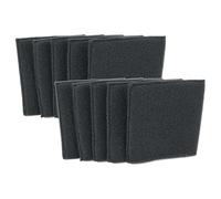 vhbw 10x Vacuum Cleaner Filter Replacement for Einhell 2351134 Filter for Vacuum Cleaner - Foam Filter Black
