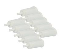 vhbw 10x Water Filter Compatible with Sage The Precision Brewer BDC400, BDC450, SDC400, SDC450 Espresso Machine - White