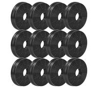 vhbw 12x Activated Carbon Filter compatible with Candy CCE60NN 36901018 Extractor Hood - 10.5 cm