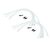 vhbw 12x Milk Hose Set Compatible with Jura ENA 9, ENA 8, ENA 3 Coffee Machine - 6X Connection Adapter, 12x Milk Tube