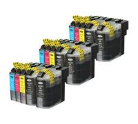 vhbw 15x Ink Cartridge compatible with Brother MFC-J6720DW, MFC-J6520DW, MFC-J6920DW, MFC-J4710DW, MFC-J4610DW Printer + Chip (Compatible)
