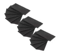 vhbw 18x Activated Carbon Filter Compatible with Franke Sorter 300, 350 Rubbish Bin, Compost Bin - 6.5 x 15.5 x 1.5 cm