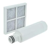 vhbw 1x air Filter, 1x Water Filter Compatible with LG LFX33975ST, LFX32945ST, LFXC24726D, LFXC24726S, LFXC24766, LFXC24766S Fridge