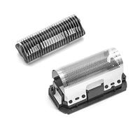 vhbw 1x cutter block, 1x shaving foil with frame compatible with Braun Sixtant 2004, 2006, 2003 Razor, Shaver, Trimmer - Combo-Pack Black Silver