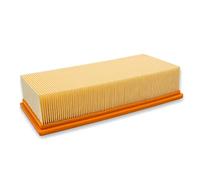 vhbw 1x Flat-Fold Filter compatible with Kärcher IVC 60/30 Ap M Z22, 60/30 Ap, 60/24-2 Ap Vacuum Cleaner - Pleated Filter Element