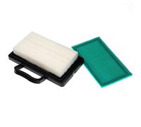 vhbw 1x pre-filter, 1x air filter Replacement for Wolf 1002 323 for Lawn Tractor - 2 Part Filter Set