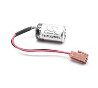 vhbw 1x Rechargeable Battery Replacement for LS14250-MR, FBT030A, FBT020A, ER3V/3.6V, NP8P-BT for CNC Router, CNC Controller (1000mAh, 3.6 V, Li-MnO2)