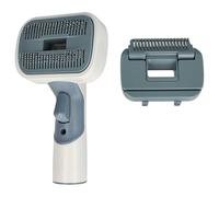 vhbw 2-in-1 Pet Hair Brush compatible with Electrolux Vacuum Cleaner - For 32 mm Round Connector, Self-Cleaning