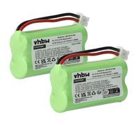 vhbw 2 Pack 700mAh (2.4V) NiMH Battery Compatible with Siemens Gigaset A260 Trio, A265, A345 Cordless Landline Phone Replacement for V30145-K1310-X359, V30145-K1310-X383