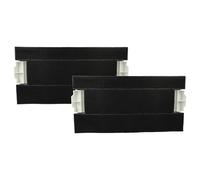 vhbw 2 x activated carbon filter replacement for Siemens DHZ4556, Z5144X5, Z5144X1 for cooker hood - 39.8 x 19.6/17.4 x 2.9 cm