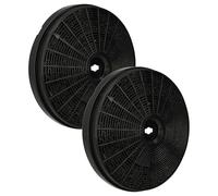 vhbw 2 x Activated Carbon Filters Compatible with Elica Isola Salina 208117304401 Cooker Hood - 20 cm