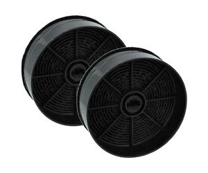 vhbw 2 x Activated Carbon Filters Compatible with Ikea 103.891.42, New Flexa, UTDRAG Cooker Hood - 12.4 cm